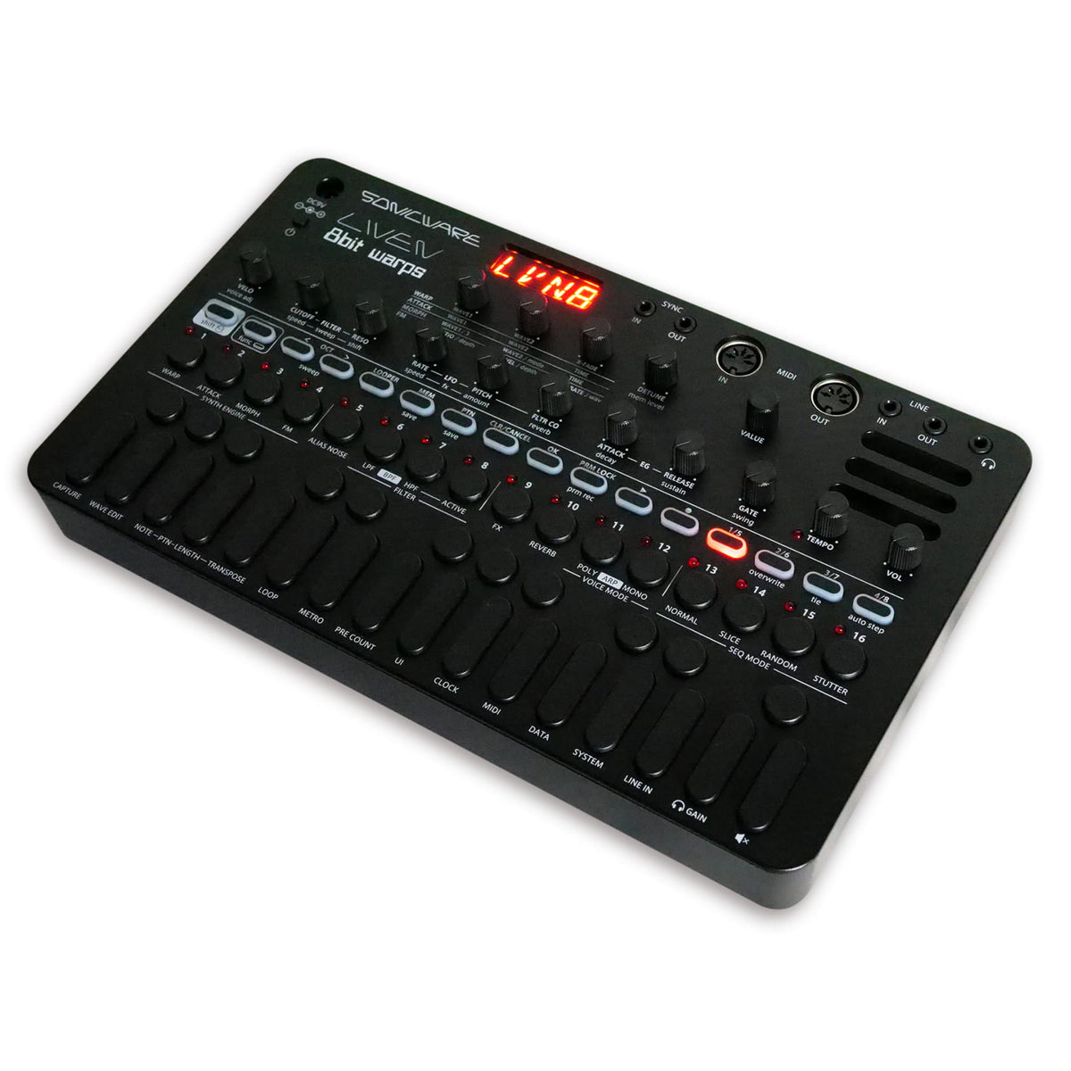 LIVEN 8bit warps - All Black Limited Edition [整備済製品]