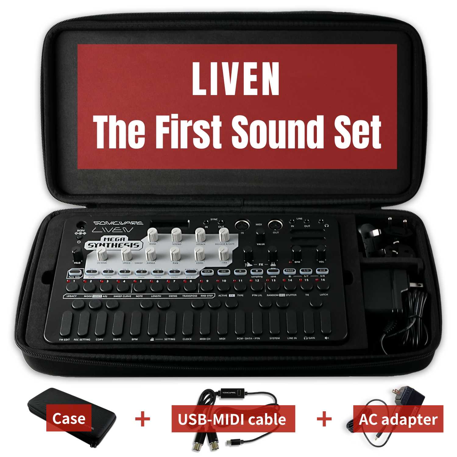 sonicware LIVEN MEGA SYNTHESIS メガシンセシス SONICWARE – SONICWARE 日本公式