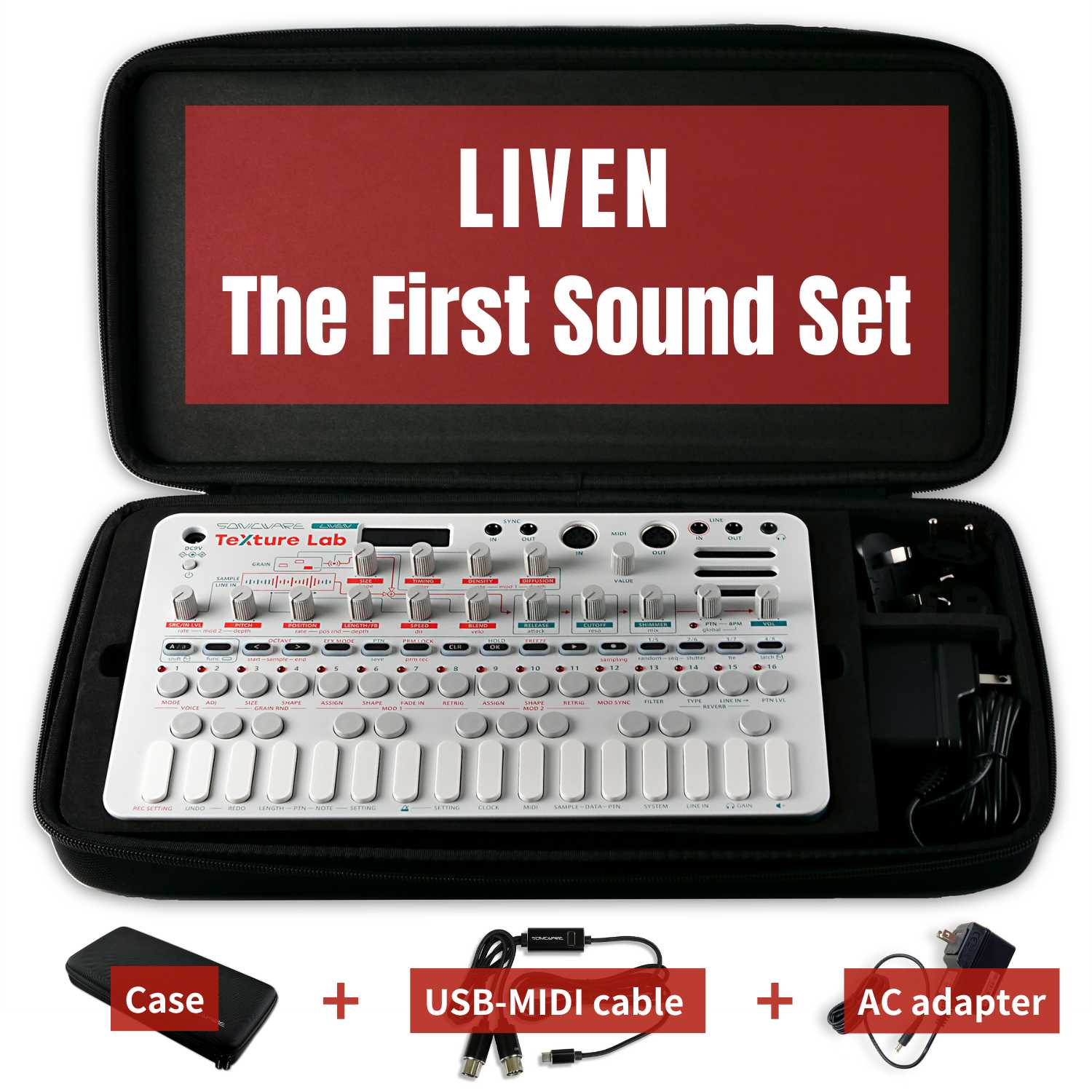 LIVEN Texture Lab 令和8年 The First Sound セット – SONICWARE 日本公式