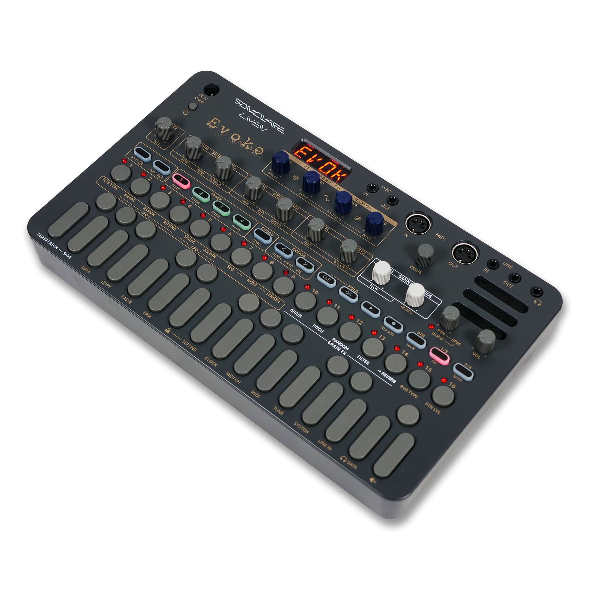 SONICWARE Evoke シンセサイザー 電源アダプタ付き LIVEN Evoke – SONICWARE 日本公式