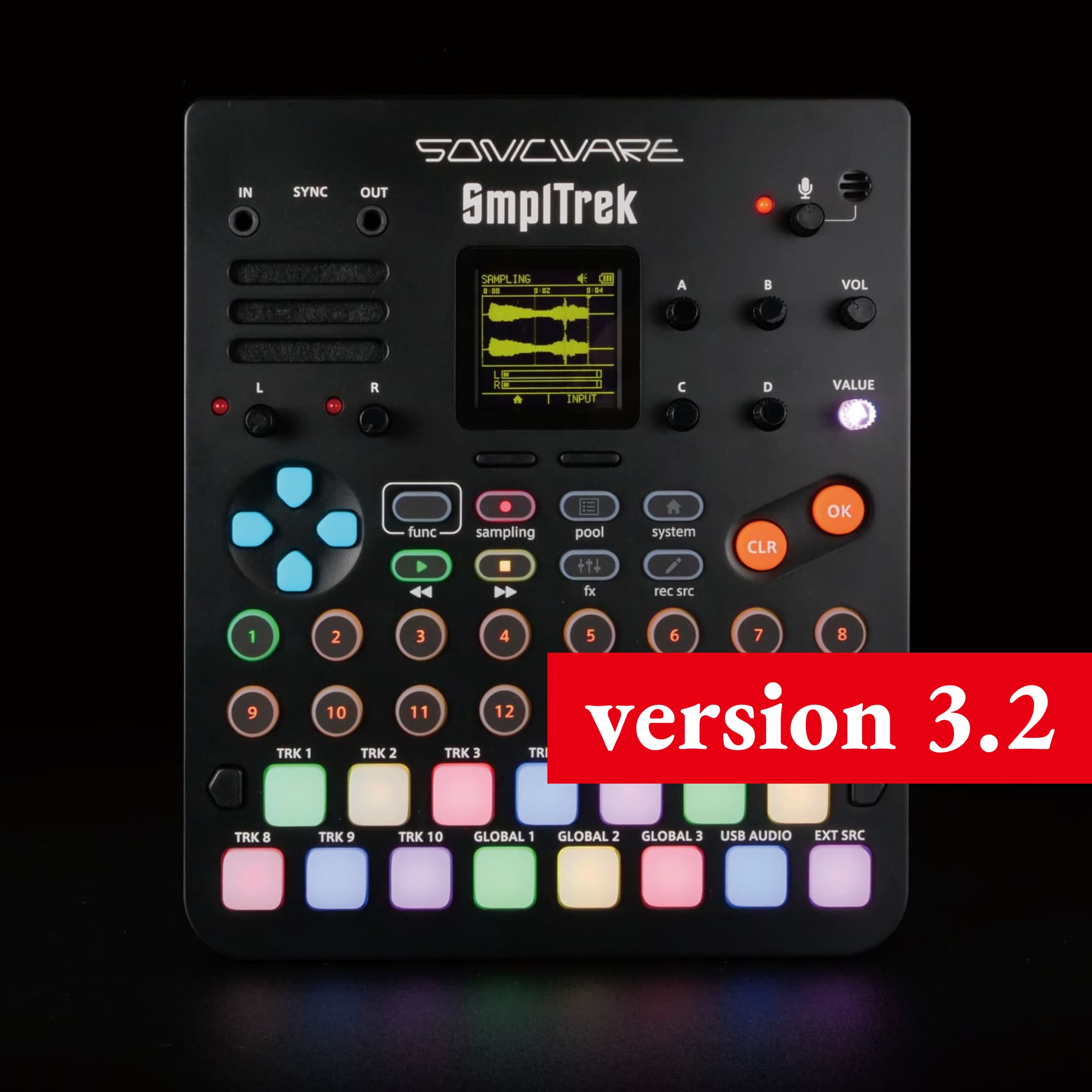 Sonicware SmplTrek （SDカード、ACアダプター付属、箱無し） SmplTrek – SONICWARE 日本公式